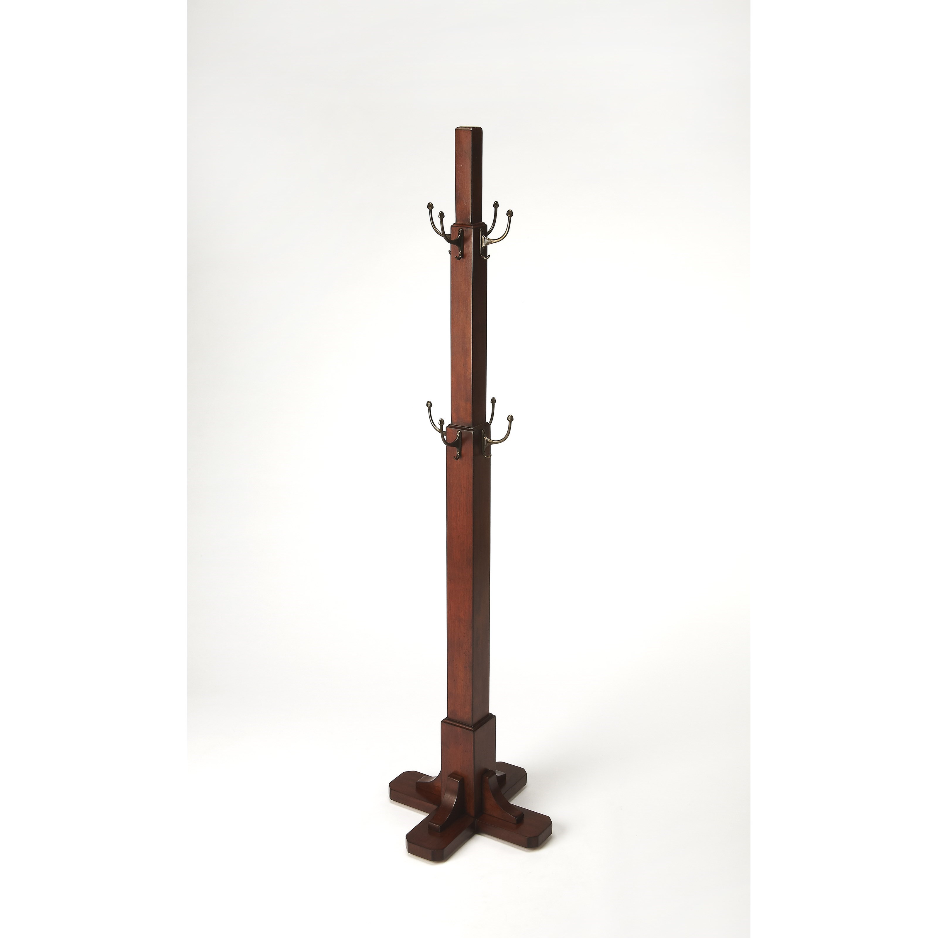 Butler Specialty Company Masterpiece 4114011 Webster Antique Cherry Costumer Jacksonville Furniture Mart Hall Trees Coat Racks